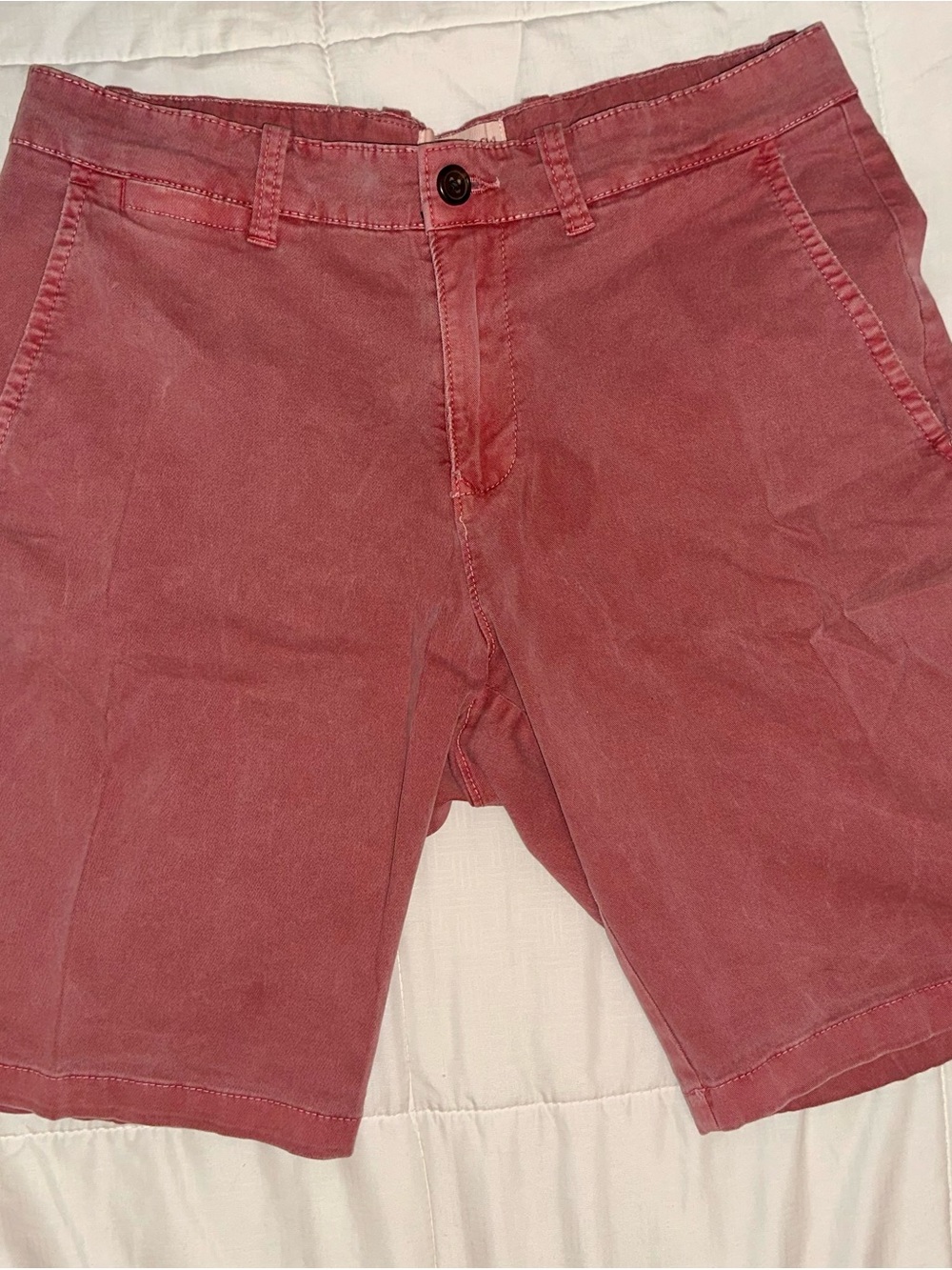 1901 Men's Faded Rose Flat-Front Casual Shorts